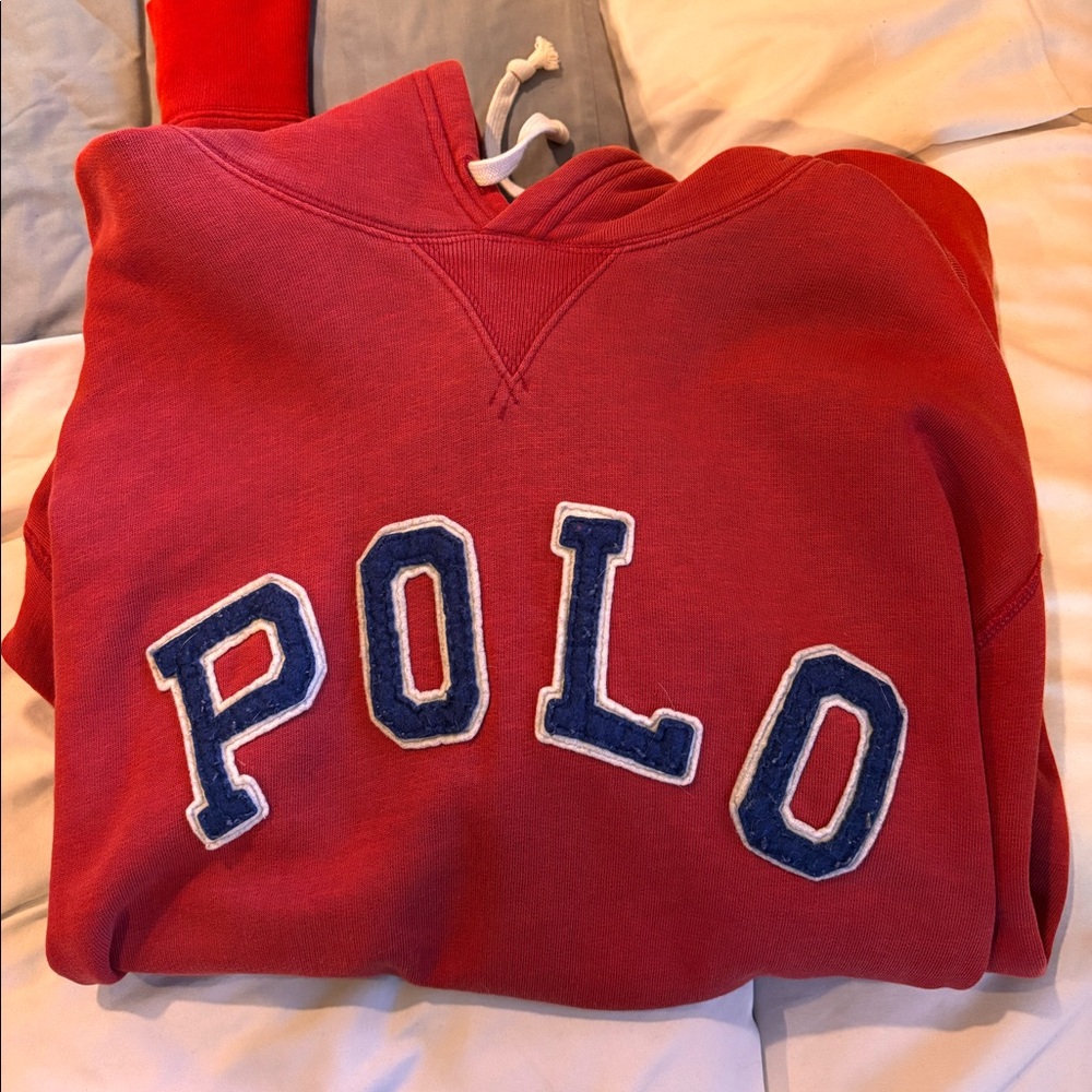 Red Polo Hoodie